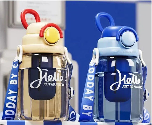Clear Transparent Water Bottle – Portable Hydration Flask