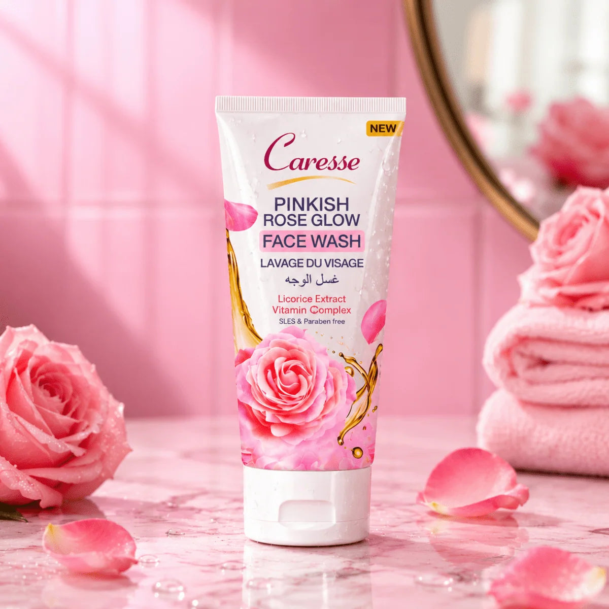 Pinkish Rose Face Wash - 100ml