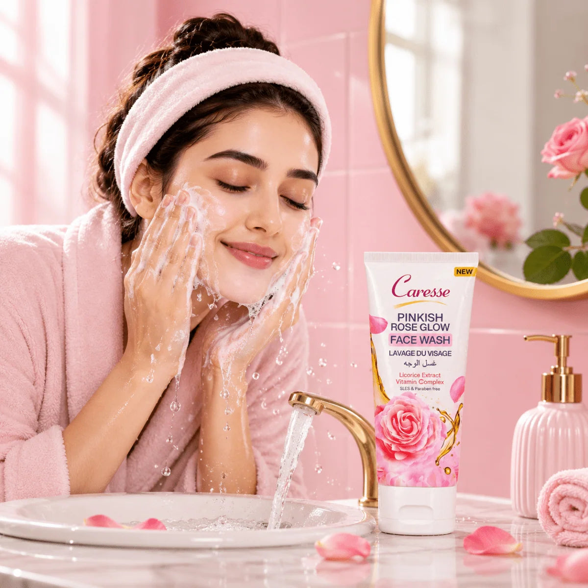 Pinkish Rose Face Wash - 100ml