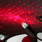 USB Star Projector Night Light Red Color